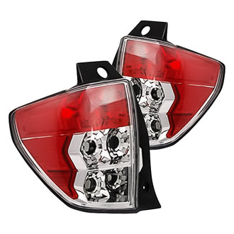 Replacement - Driver and Passenger Side Tail Light Lens and Housing Set (CAPA Certified)