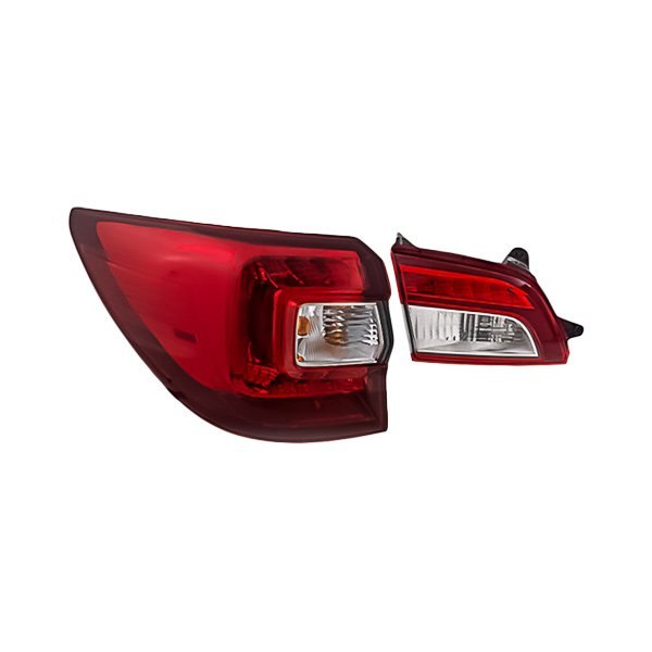 Replacement - Driver Side Inner and Outer Tail Light Set, Subaru Outback