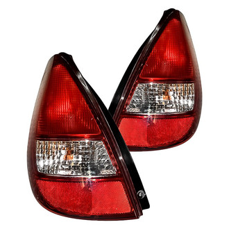 Replacement - Driver and Passenger Side Tail Light Lens and Housing Set (Standard Line)