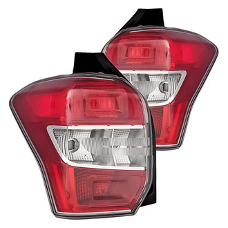 Replacement - Driver and Passenger Side Tail Light Lens and Housing Set (CAPA Certified)