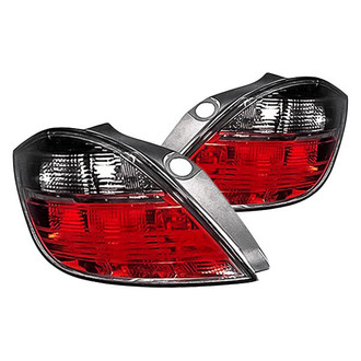 Replacement - Driver and Passenger Side Tail Light Lens and Housing Set (Standard Line)