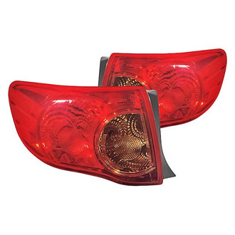 Replacement - Driver and Passenger Side Outer Tail Light Set (Standard Line)