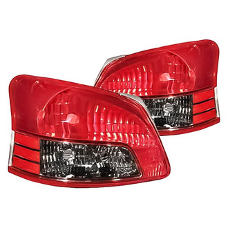 Replacement - Driver and Passenger Side Tail Light Lens and Housing Set (Standard Line)