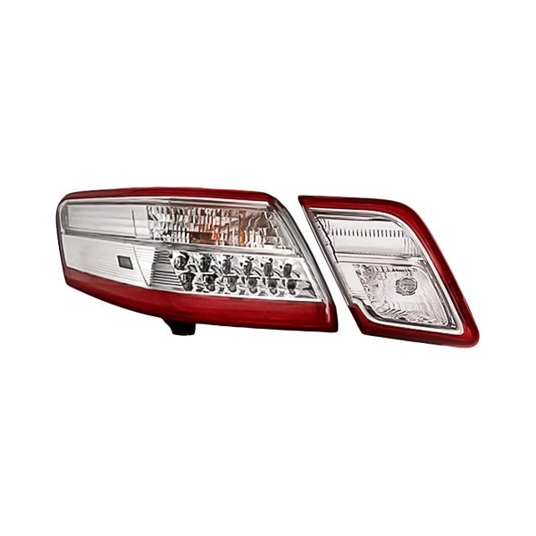 Replacement - Driver Side Inner and Outer Tail Light Set, Toyota Camry