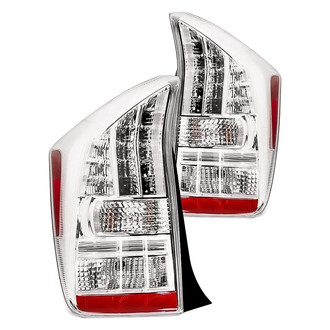 Replacement - Driver and Passenger Side Tail Light Lens and Housing Set (CAPA Certified)