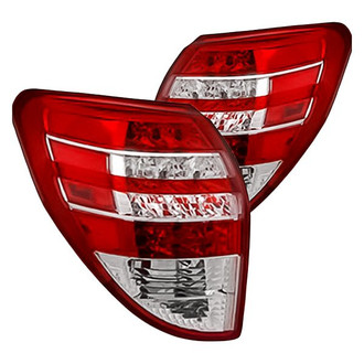 Replacement - Driver and Passenger Side Outer Tail Light Lens and Housing Set (CAPA Certified)