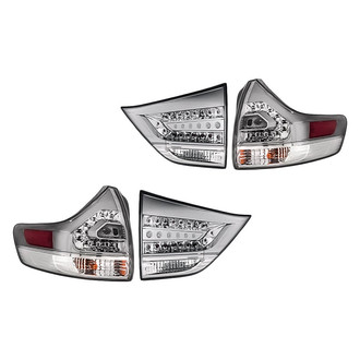 Replacement - Driver and Passenger Side Inner and Outer Tail Light Set (CAPA Certified)