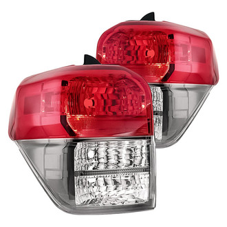 Replacement - Driver and Passenger Side Tail Light Lens and Housing Set (Standard Line)