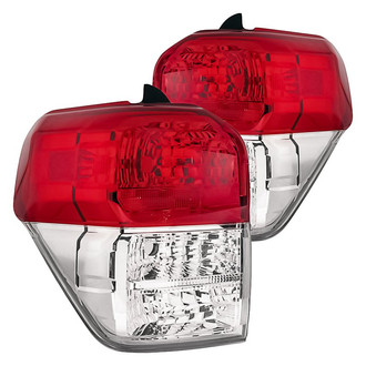 Replacement - Driver and Passenger Side Tail Light Lens and Housing Set (CAPA Certified)