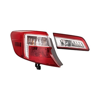 Replacement - Driver Side Driver and Passenger Side Inner and Outer Tail Light Set (CAPA Certified)