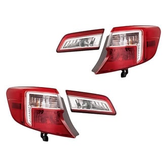 Replacement - Driver and Passenger Side Inner and Outer Tail Light Set (Standard Line)