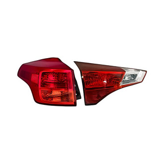 Replacement - Driver Side Driver and Passenger Side Inner and Outer Tail Light Set (Standard Line)