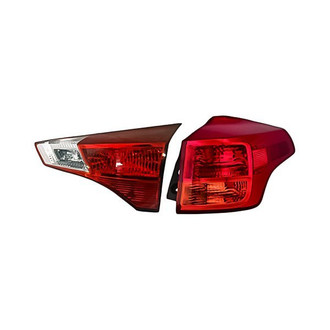 Replacement - Passenger Side Driver and Passenger Side Inner and Outer Tail Light Set (CAPA Certified)