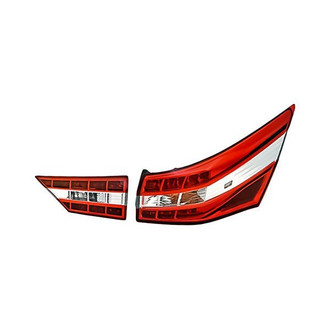 Replacement - Passenger Side Driver and Passenger Side Inner and Outer Tail Light Set (CAPA Certified)