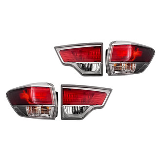 Replacement - Driver and Passenger Side Inner and Outer Tail Light Set (Standard Line)