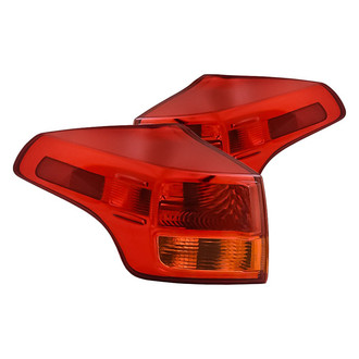 Replacement - Driver and Passenger Side Outer Tail Light Lens and Housing Set (CAPA Certified)