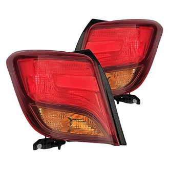 Replacement - Driver and Passenger Side Tail Light Lens and Housing Set (CAPA Certified)