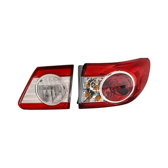 Replacement - Passenger Side Driver and Passenger Side Inner and Outer Tail Light Set (Standard Line)