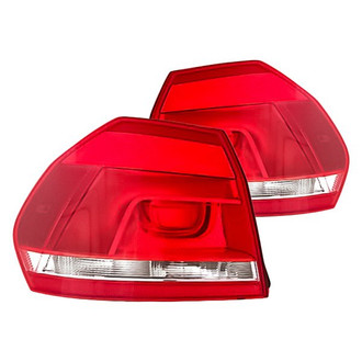 Replacement - Driver and Passenger Side Outer Tail Light Set (CAPA Certified)