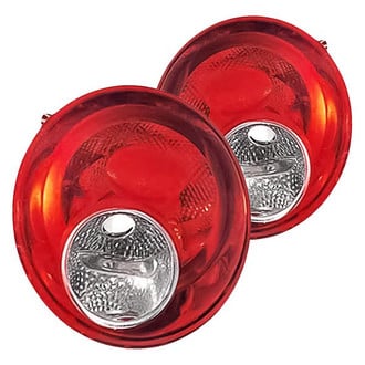 Replacement - Driver and Passenger Side Tail Light Lens and Housing Set (CAPA Certified)