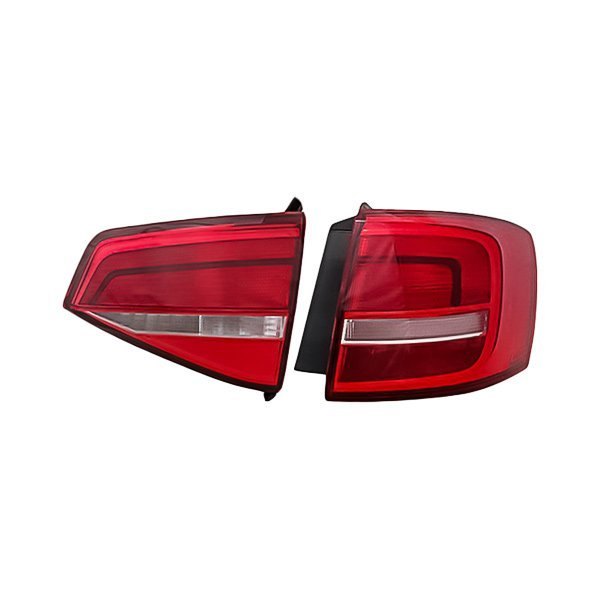 Replacement - Passenger Side Inner and Outer Tail Light Set