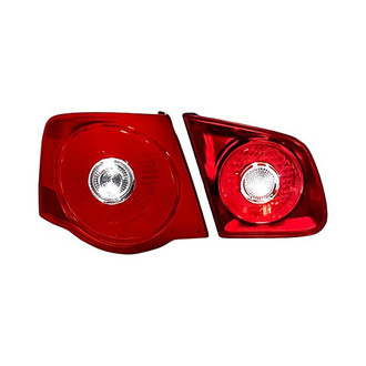 Replacement - Driver Side Driver and Passenger Side Inner and Outer Tail Light Set (CAPA Certified)