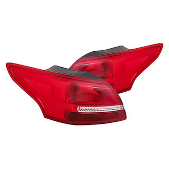 Replacement - Driver and Passenger Side Outer Tail Light Set (CAPA Certified)