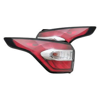 Replacement - Driver and Passenger Side Outer Tail Light Set (CAPA Certified)
