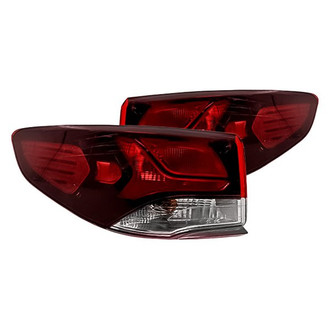 Replacement - Driver and Passenger Side Outer Tail Light Set (CAPA Certified)