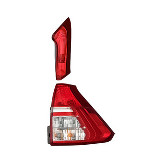 Replacement - Passenger Side Driver and Passenger Side Lower and Upper Tail Light Set (CAPA Certified)