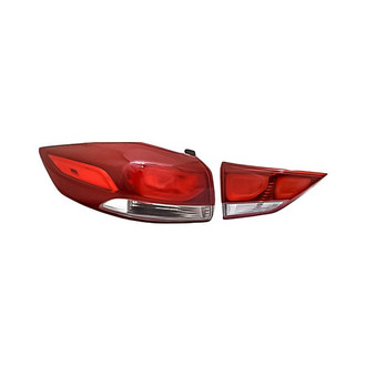 Replacement - Driver Side Driver and Passenger Side Inner and Outer Tail Light Set (Standard Line)