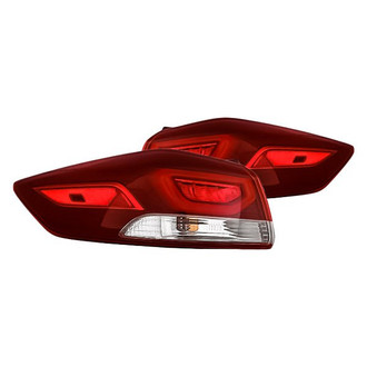 Replacement - Driver and Passenger Side Outer Tail Light Set (CAPA Certified)