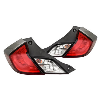 Replacement - Driver and Passenger Side Outer Tail Light Set (CAPA Certified)