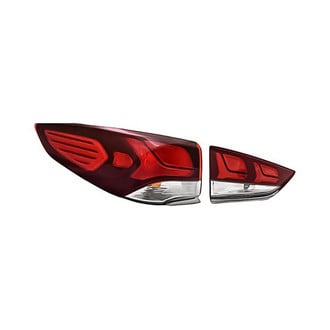 Replacement - Driver Side Driver and Passenger Side Inner and Outer Tail Light Set (CAPA Certified)