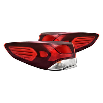 Replacement - Driver and Passenger Side Outer Tail Light Set (Standard Line)