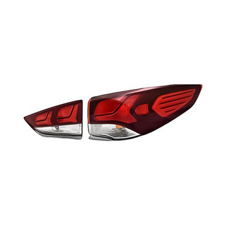 Replacement - Passenger Side Driver and Passenger Side Inner and Outer Tail Light Set (CAPA Certified)