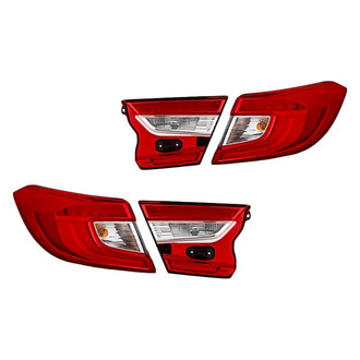 Replacement - Driver and Passenger Side Inner and Outer Tail Light Set (Standard Line)