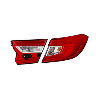 Replacement - Passenger Side Driver and Passenger Side Inner and Outer Tail Light Set (CAPA Certified)