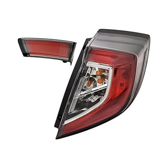 Replacement - Passenger Side Driver and Passenger Side Inner and Outer Tail Light Set (CAPA Certified)