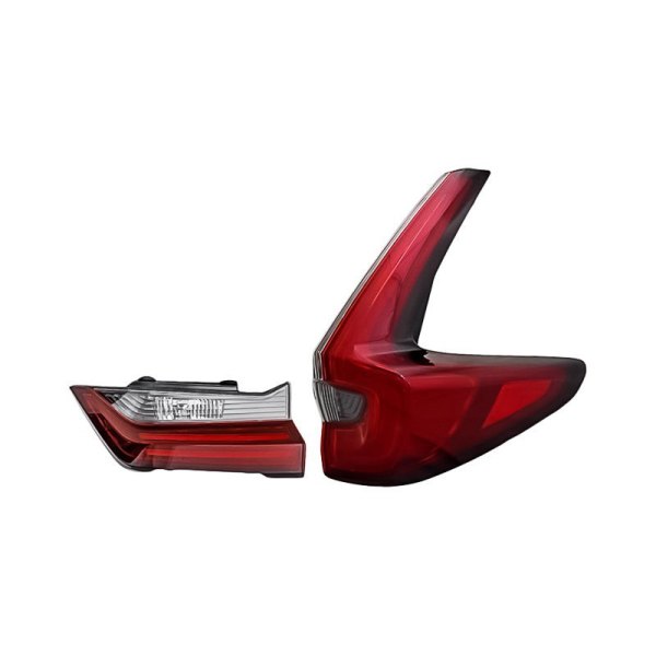 Replacement - Passenger Side Inner and Outer Tail Light Set, Honda CR-V