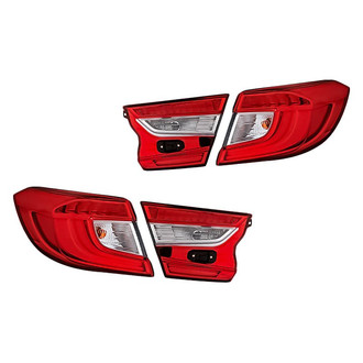 Replacement - Driver and Passenger Side Inner and Outer Tail Light Set (Standard Line)