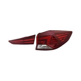 Replacement - Passenger Side Driver and Passenger Side Inner and Outer Tail Light Set (CAPA Certified)