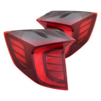 Replacement - Driver and Passenger Side Outer Tail Light Set (CAPA Certified)