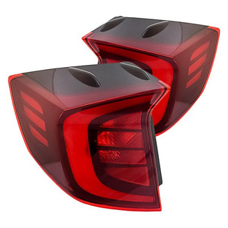 Replacement - Driver and Passenger Side Outer Tail Light Set (CAPA Certified)