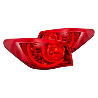 Replacement - Driver and Passenger Side Outer Tail Light Set (CAPA Certified)