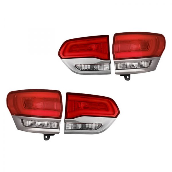 Replacement - Inner and Outer Tail Light Set, Jeep Grand Cherokee
