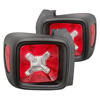 Replacement - Driver and Passenger Side Tail Light Set (CAPA Certified)
