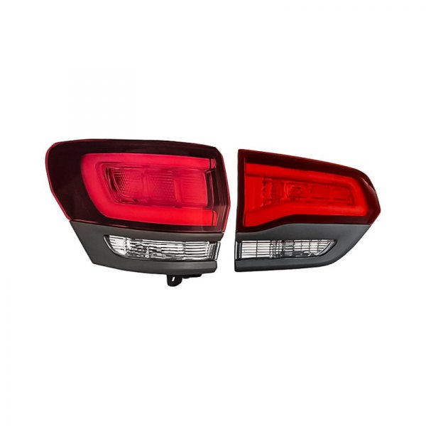 Replacement - Driver Side Inner and Outer Tail Light Set, Jeep Grand Cherokee