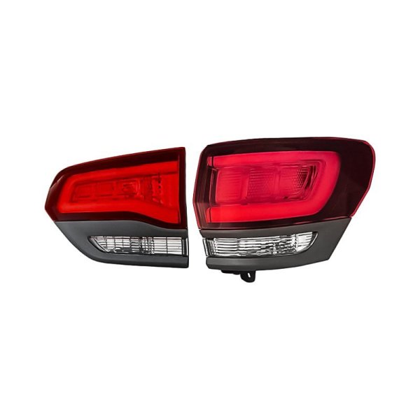 Replacement - Passenger Side Inner and Outer Tail Light Set, Jeep Grand Cherokee