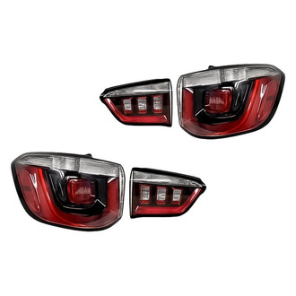 Replacement - Driver and Passenger Side Inner and Outer Tail Light Set (CAPA Certified)